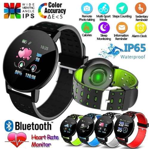 119Plus Smart Bracelet Heart Rate Smart Watch