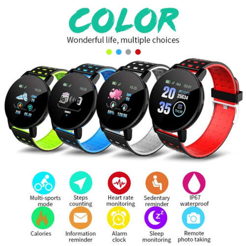 119Plus Smart Bracelet Heart Rate Smart Watch