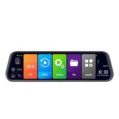 Inch Rearview Mirror Driving Recorder HD with Reverse Camera