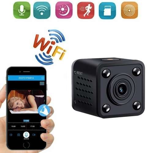 Mini WiFi Camera HD 1080P Video Audio Recorder with IR Night Vision Motion Detection with App