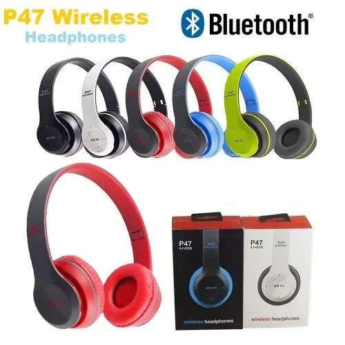 P47 Wireless Bluetooth Headphone With Micro SD Card Slot