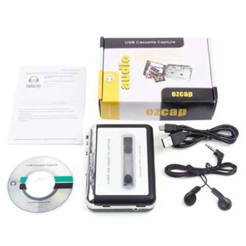 Portable Usb Cassette Drive Tape to Mp3 Converter