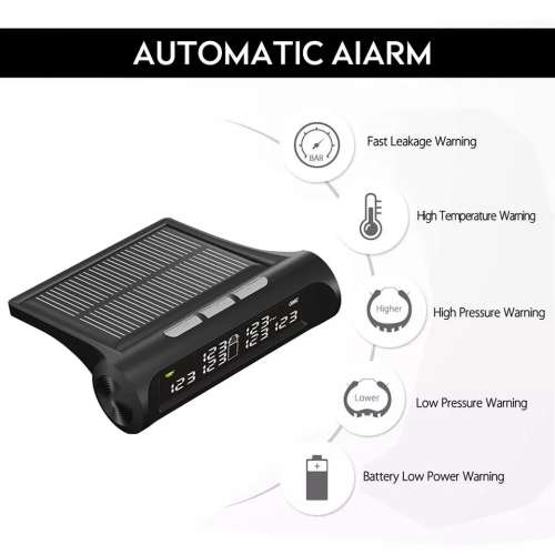 Solar Wireless Tire Pressure Monitoring System