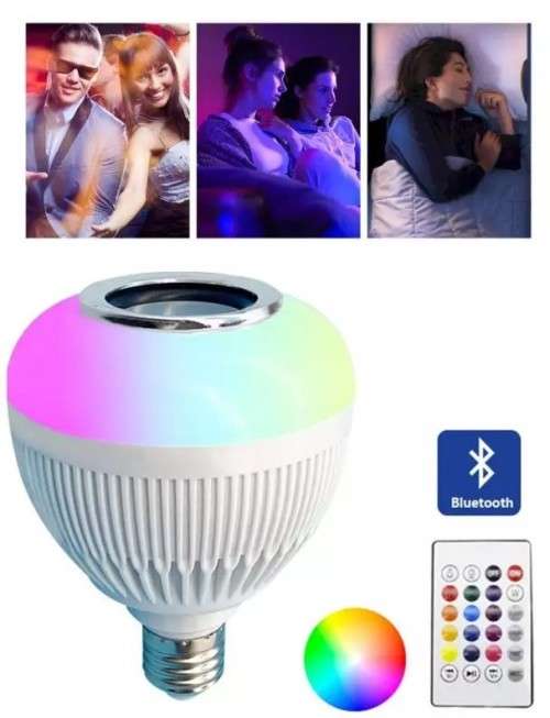 E27 Wireless Bluetooth LED Light Speaker Bulb