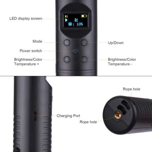 Handheld RGB LED Light Wand