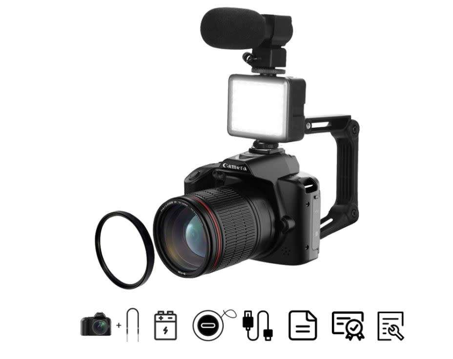 D5 Wifi SLR Camera 4 Piece Set