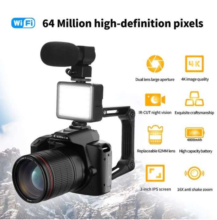 D5 Wifi SLR Camera 4 Piece Set