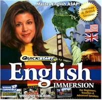 QUICKSTART IMMERSION ENGLISH - Free Shipping