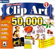PRINT PERFECT CLIPART 50,000 - Free Shipping