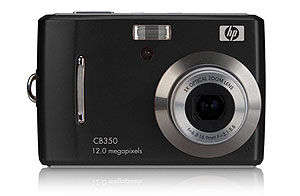 HP CB350 12MP Digital Camera, 3 x Optical Zoom, 2.7"LCD (Red)
