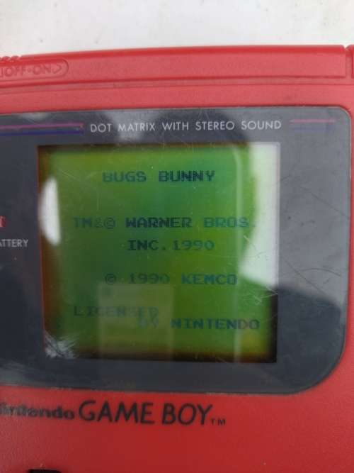 1989 Nintendo Game Boy DMG-01 Console + 1 Nintendo Game