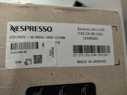 Nespresso Essenza Mini C30