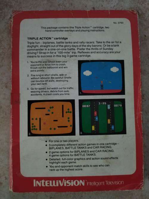 Triple Action : Intellivision