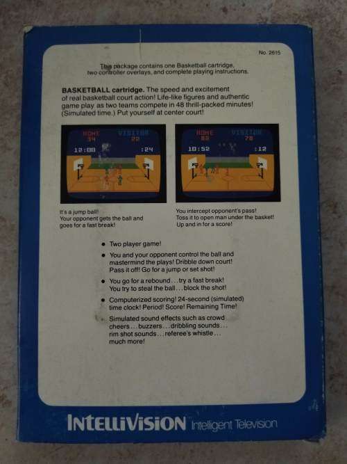 Basketball: Intellivision