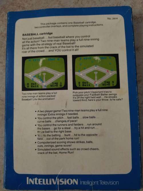 Baseball: Intellivision