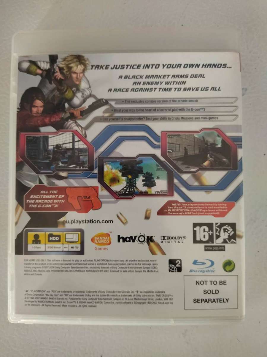 Time Crisis 4 G-CON 3 Gun Bundle (PS3)