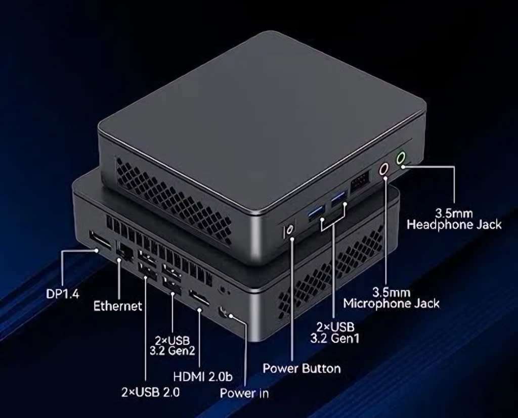 Intel NUC 11 Mini PC NUC11ATKC2 (500 GB NVMe / 8 GB Ram)