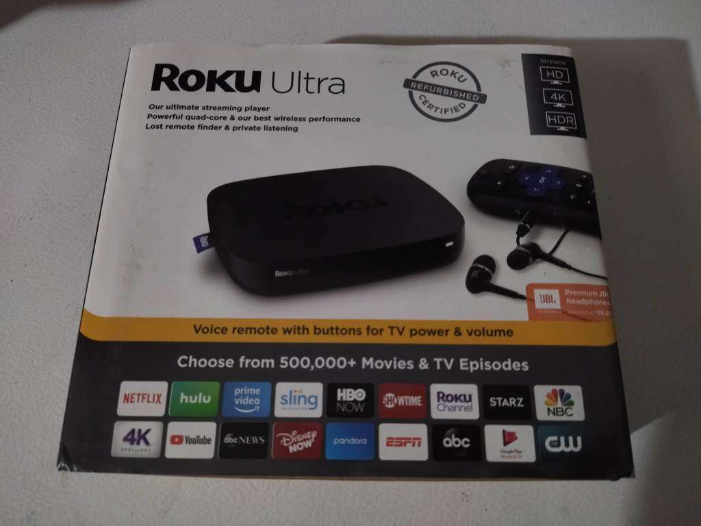 ROKU ULTRA 4K/HDR UHD STREAMING MEDIA PLAYER