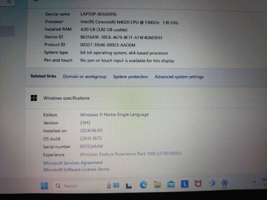 Lenovo Ideapad 330 Notebook, Windows 11, 500 GB HDD, 4 GB Ram