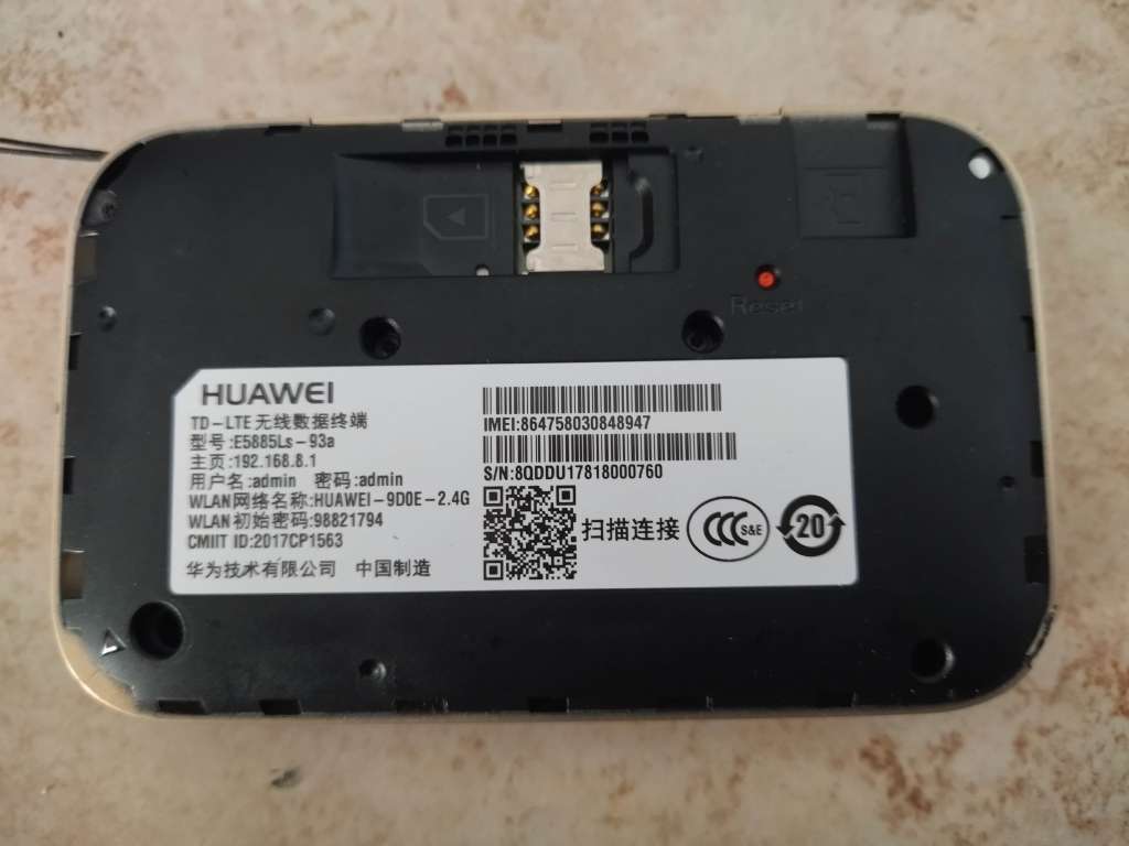 Huawei Mobile WiFi Pro 2 - E5885Ls-93a 4G / LTE Router