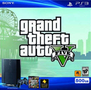 Playstation 3 (500gb) GTA V bundle
