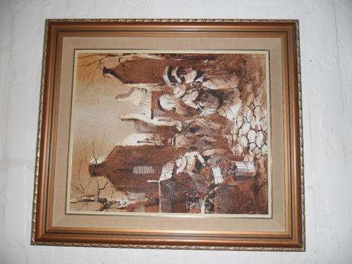 LOVELY OIL PAINTING ON BOARD IN FRAME BY CHEZAR