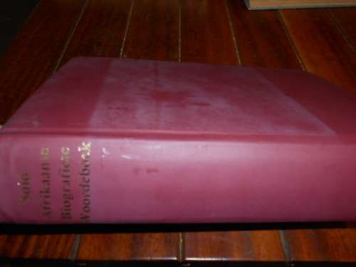 De Kock, W.J. Suid-Afrikaanse Biografiese Woordeboek, Deel I. Nas Raad vir Navorsing 1968 1ste ed