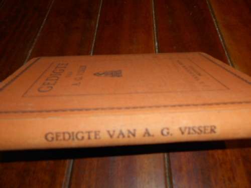 AG VISSER - GEDIGTE 1929  - 5DE DRUK  VAN SCHAIK HARDEB