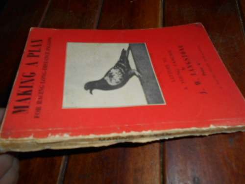 JW LANGSTONE - Making Plan for racing long-distance pigeons  (Racing Pigeon PUB) 1963 RARE  softback