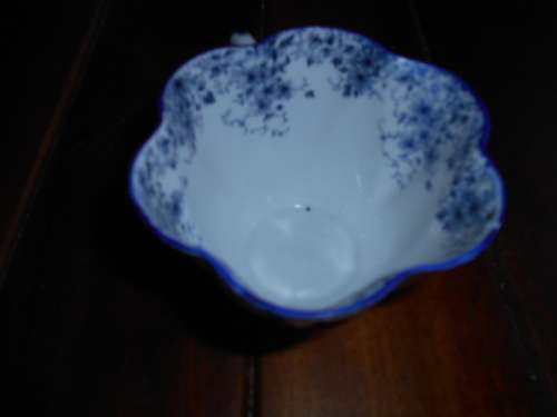 Vintage SHELLEY DAINTY BLUE CUP -  English Bone China  051/2 - cup with blue gold trim