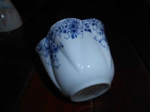 Vintage SHELLEY DAINTY BLUE CUP -  English Bone China  051/2 - cup with blue gold trim