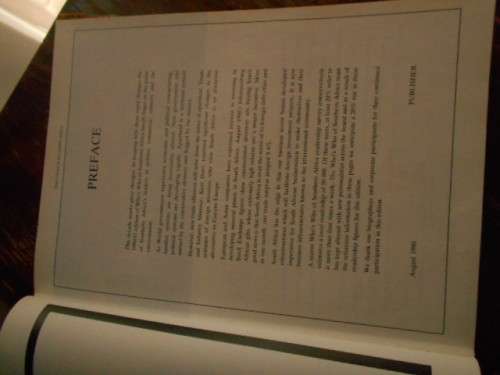 WHO'S WHO OF SOUTHERN AFRICA:: WHO'S WHO 1984 AND WHO'S WHO SOUTHERN AFRICA 1990/1991