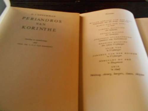 D.J. OPPERMAN  -  TWEE DRAMA BOEKIES - VERGELEGEN EN PERIANDROS VAN KORINTHE