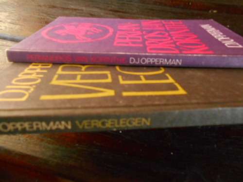 D.J. OPPERMAN  -  TWEE DRAMA BOEKIES - VERGELEGEN EN PERIANDROS VAN KORINTHE