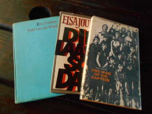 ELSA JOUBERT -  DIE LAASTE SONDAG, SUID VAN DIE WIND EN ONS WAG OP DIE KAPTEIN  - DRIE HARDEBANDE