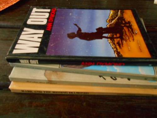 4  books:    WAY OUT, MARK,   MISSING DIAMONDS,  RIDERS ON THE WIND,  STEFANO