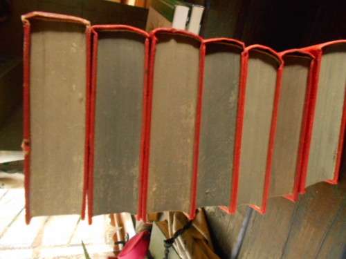 CJ  LANGENHOVEN  -  SES VERSAMELDE WERKE - VOL 1, IV, VI, VIII,  X,  XV1 NASIONALE BOEKHANDEL