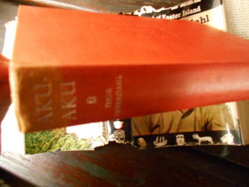 THOR HEYERDAHL - 3 BOOKS -   SECRET OF EASTER ISLAND - KON-TIKI & FATU-HIVA -  GEORGE ALLEN HARDB