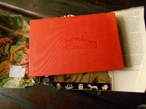 THOR HEYERDAHL - 3 BOOKS -   SECRET OF EASTER ISLAND - KON-TIKI & FATU-HIVA -  GEORGE ALLEN HARDB