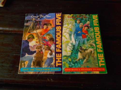 ENID BLYTON 6 BOOKS  -  MAJORY TOWERS, FAMOUS FIVE, TOLAND ETC.