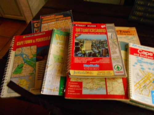 11 CITY STREET/TOURIST/TRAVEL MAP ATLAS BOOKS - AA TRANSVAAL PADATLAS 1ST ED ENS