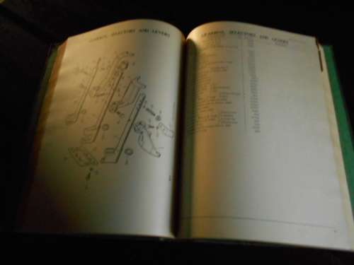 Landrover Book of spare parts catalogue birmingham 1955, 6th edition part no 4056 hardback