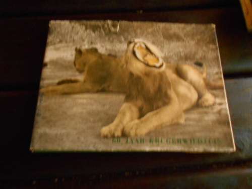 R J LABUSCHAGNE - 60 JAAR KRUGERWILDTUIN  PRETORIA 1958 HARDEBAND