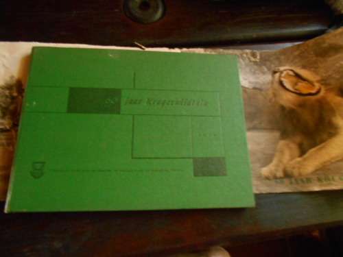 R J LABUSCHAGNE - 60 JAAR KRUGERWILDTUIN  PRETORIA 1958 HARDEBAND