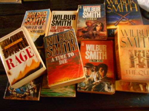 WILBUR SMITH -  ELEVEN SOFTBACK PAN BOOKS  - Sound of Thunder etc.