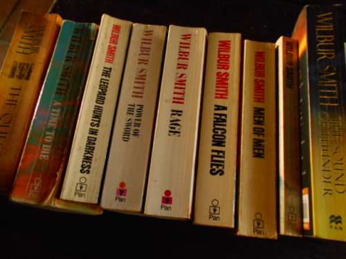 WILBUR SMITH -  ELEVEN SOFTBACK PAN BOOKS  - Sound of Thunder etc.