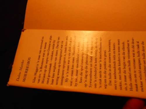 DALENE MATTHEE -  KRINGE IN 'N BOS eerste ed  1984  & MOERBEIBOS 1987  TAFELBERG  DRUK HARDEBANDE