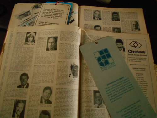 WHO'S WHO OF SOUTHERN AFRICA:: WHO'S WHO 1984 AND WHO'S WHO SOUTHERN AFRICA 1990/1991