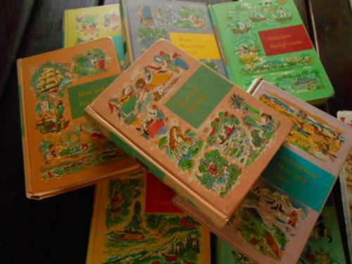 Through Golden WIndows ( Eight out of Ten Vol Set) GROLIER 1959 children's picture story books
