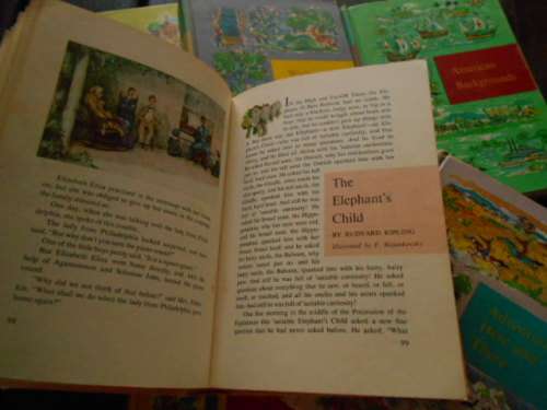 Through Golden WIndows ( Eight out of Ten Vol Set) GROLIER 1959 children's picture story books